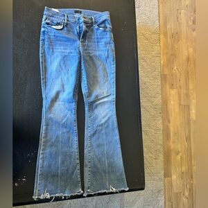 MOTHER Classic Blue Flare Jeans